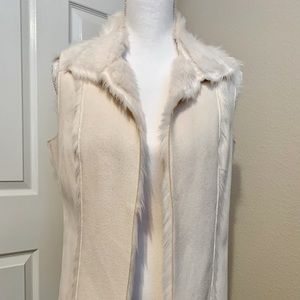 Coldwater Creek NWOT fur winter vest